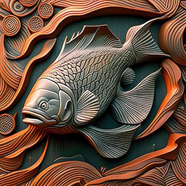 3D модель Лиматулихти рыба (STL)